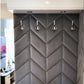 Herringbone wall paneling 