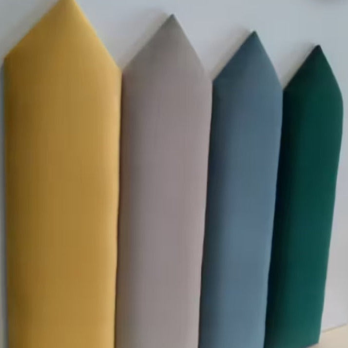 Picket fence wall panel is various colours
