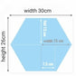 Hexagon wall panel dimensions 